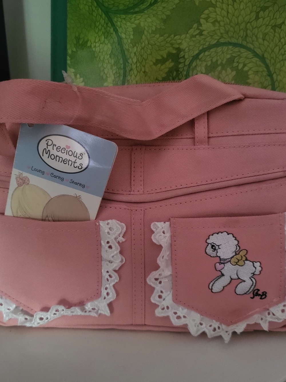 Precious Moments Fabric Bible Cover Bag - Pink
